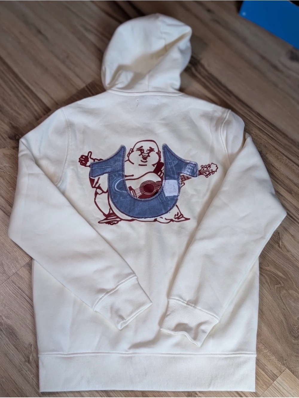 True Religion Full-Zip Cut-Out Buddha Hoodie